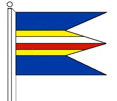 Vlajka mestskej časti Lamač pozostáva zo šiestich pozdĺžnych pruhov vo farbách modrej(3/10), žltej(1/10), bielej(1/10), červenej(1/10), žltej(1/10) a modrej(3/10). Vlajka má pomer strán 2:3 a ukončená je tromi cípmi, t.j. dvomi zástrihmi, siahajúcimi do tretiny jej listu.