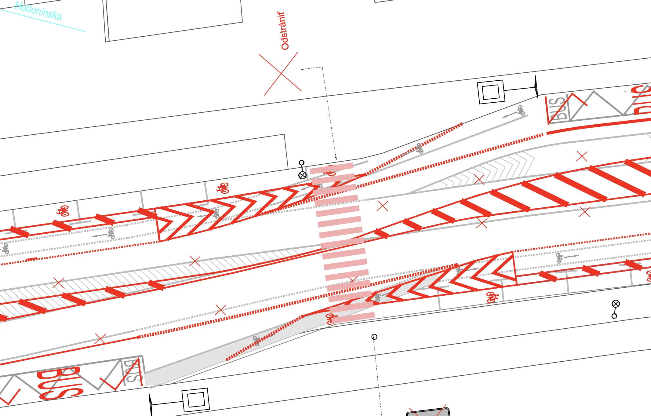 A drawing of a roadDescription automatically generated