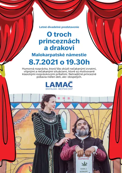 Pozývame vás na divadelné predstavenie O troch princeznách a drakoch