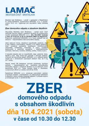 Zber odpadu s obsahom škodlivín