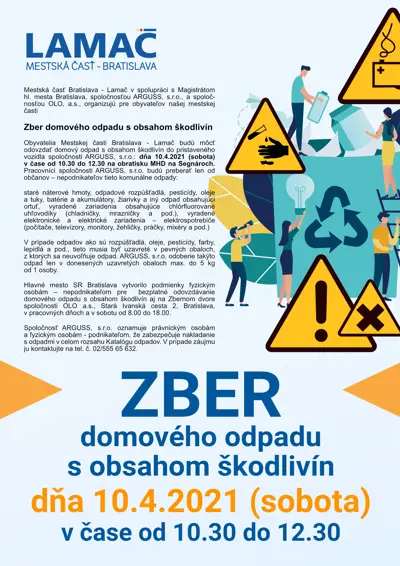 Zber odpadu s obsahom škodlivín