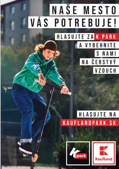 Lamač môže získať športový park. Hlasujte každý deň!