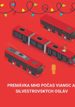 Premávka MHD počas Vianoc a Silvestra