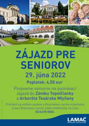 Poznávací zájazd pre seniorov (29.6.)