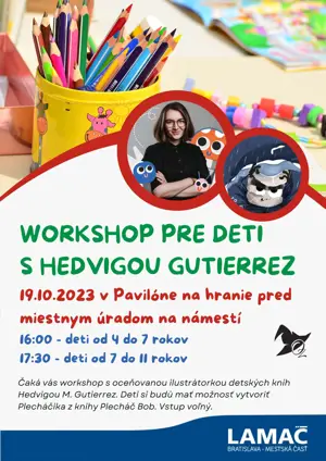 Workshop pre deti s Hedvigou Gutierrez (19.10)