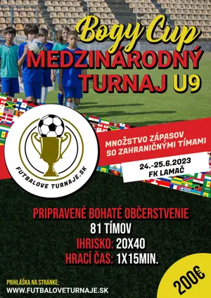 Pozývame vás na medzinárodný turnaj Bogy Cup (24.-25.2023)