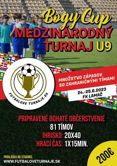 Pozývame vás na medzinárodný turnaj Bogy Cup (24.-25.2023)