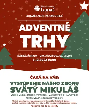 Komunitné adventné trhy (9.12.)