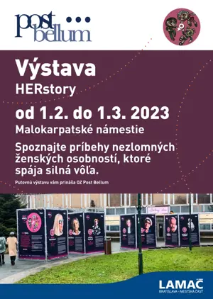 Pozývame vás na výstavu HERstory o silných ženách (1.2.-1.3.)