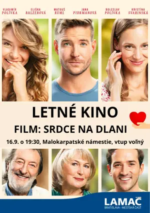 Letné kino: Srdce na dlani (16.9.)