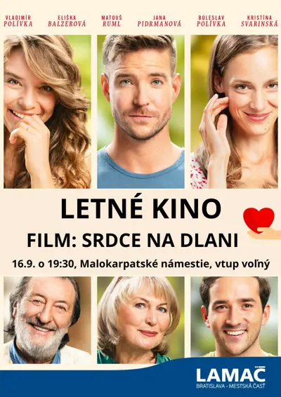 Letné kino: Srdce na dlani (16.9.)