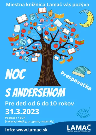 Pozývame vás na Noc s Andersenom (31.3.)