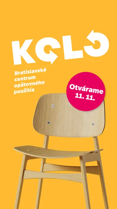 OLO otvára KOLO – Bratislavské centrum opätovného použitia už 11.11.