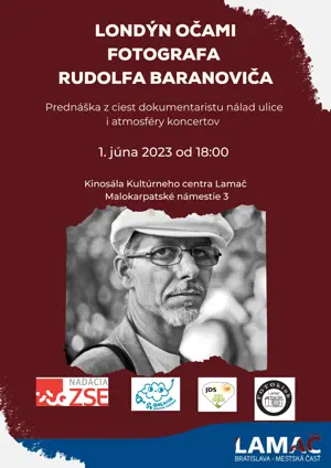 Pozývame vás na prednášku fotografa Rudolfa Baranoviča (1.6.)