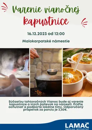 Varenie vianočnej kapustnice (16.12.)