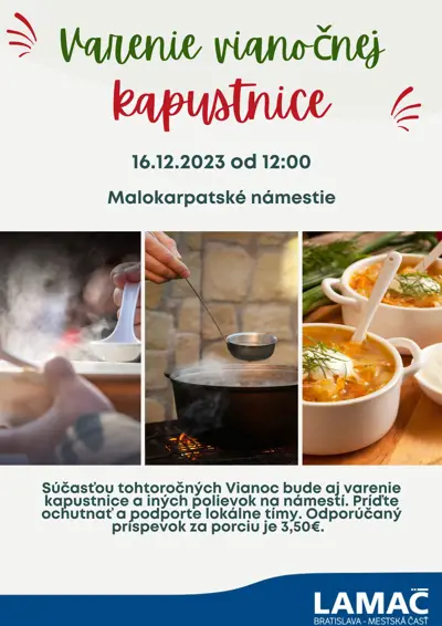 Varenie vianočnej kapustnice (16.12.)