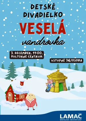 Divadielko pre deti Veselá vandrovka (3.12.)