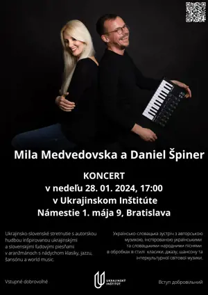 Koncert Mily Medvedovskej a Daniela Špinera (28.1.)