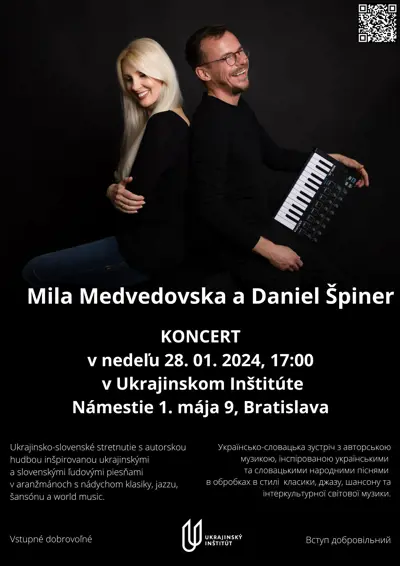 Koncert Mily Medvedovskej a Daniela Špinera