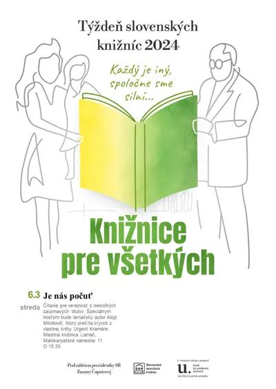 Je nás počuť v rámci Týždňa slovenských knižníc