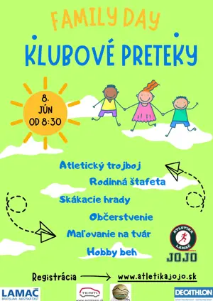 Family Day - klubové preteky s Atletikou Jojo