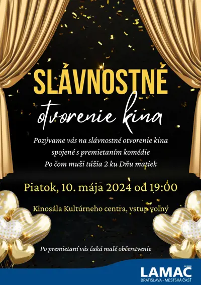 Slávnostné otvorenie kina