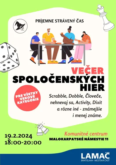 Večer spoločenských hier