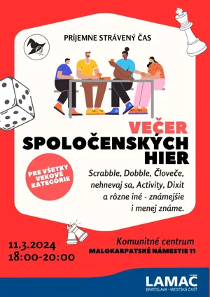 Večer spoločenských hier