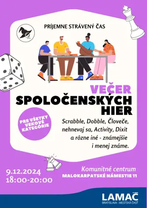 Večer spoločenských hier