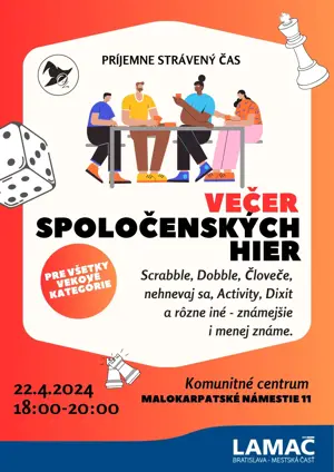 Večer spoločenských hier