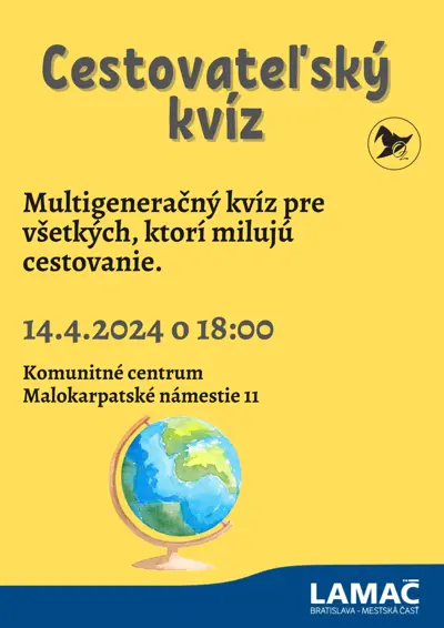 Multigeneračný kvíz - cestovateľský