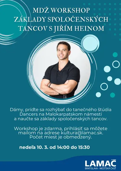 MDŽ tanečný workshop s Jiřím Heinom