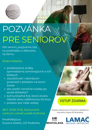 Strata blízkeho - prednáška s diskusiou