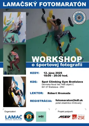 Lamačský fotomaratón: Workshop o športovej fotografii