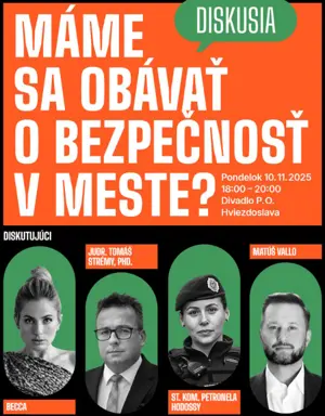 Máme sa obávať o bezpečnosť v meste?