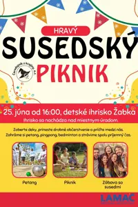 Hravý susedský piknik