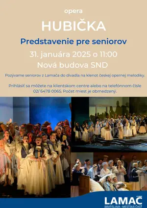 Predstavenie pre seniorov - Hubička