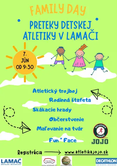 Family day - preteky detskej atletiky