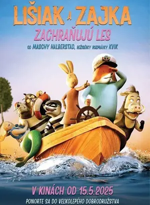 Detský animovaný film Lišiak a Zajka zachraňujú les