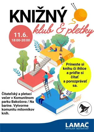 Knižný klub v parku & Lamačské pletky