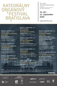 Katedrálny organový festival Bratislava 2025