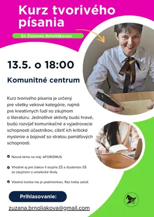 Kurz tvorivého písania
