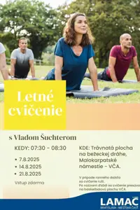Letné cvičenie s Vladom Šuchterom