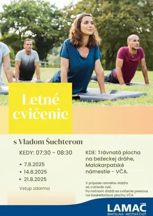 Letné cvičenie s Vladom Šuchterom