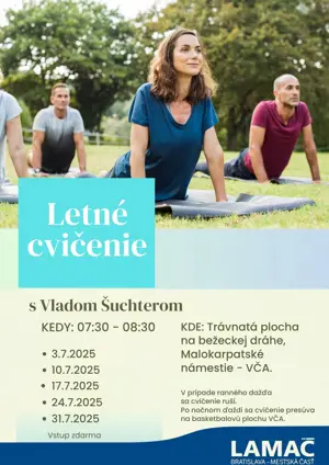 Letné cvičenie s Vladom Šuchterom