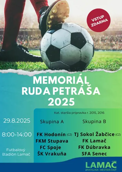 Memoriál Ruda Petráša 2025