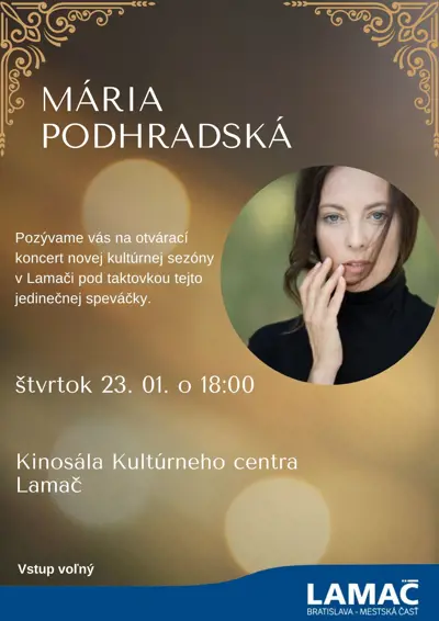Koncert Márie Podhradskej