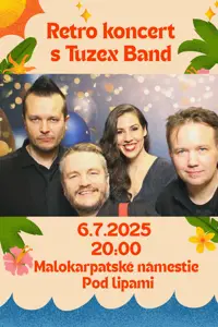 Retro koncert Pod lipami s Tuzex Band