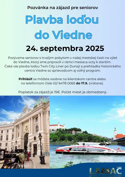 Zájazd seniorov do Viedne