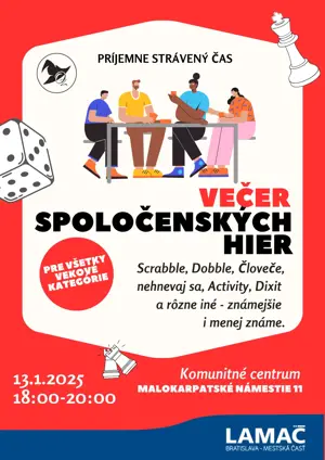 Večer spoločenských hier